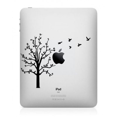 Boom met Vogels iPad Sticker